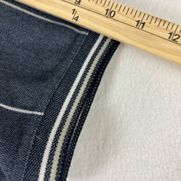 Knights Sportswear XL Polo Gray White Striped Three Button Short Sleeve - Picture 11 of 11